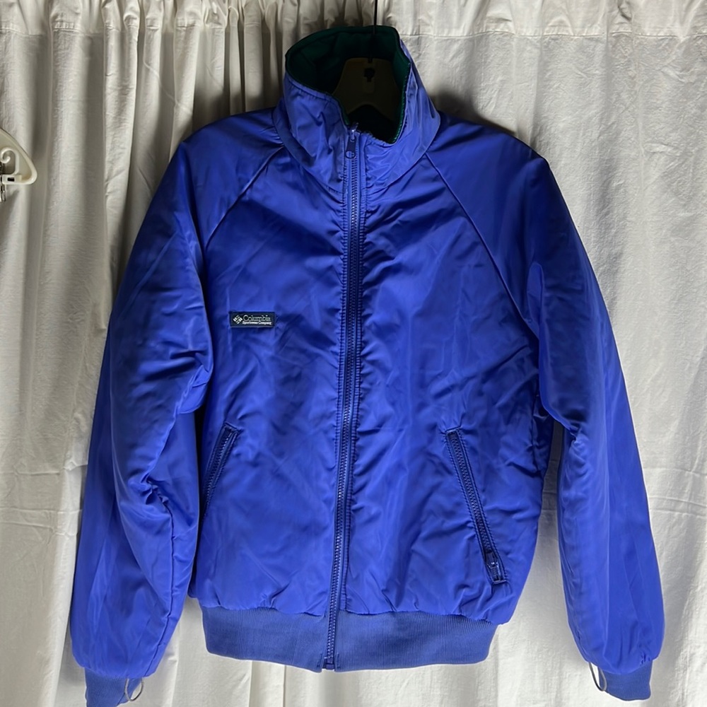 Ladies size L reversible vintage Columbia jacket/coat.